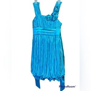 Girls teal fancy dress by My Michelle